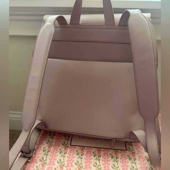 Béis The Wicked Backpack in Wicked Pink - Picture 9 of 16